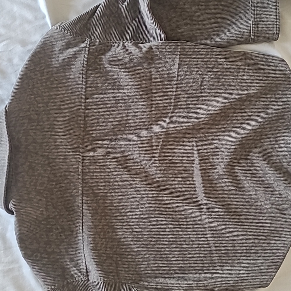 Gray Leopard Cheetah Print Button Up Shacket Jack… - image 6